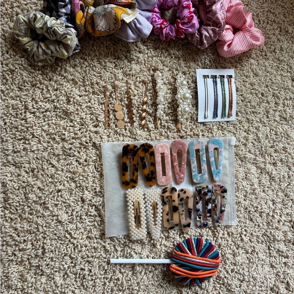 Colorful Hair Accessories Set